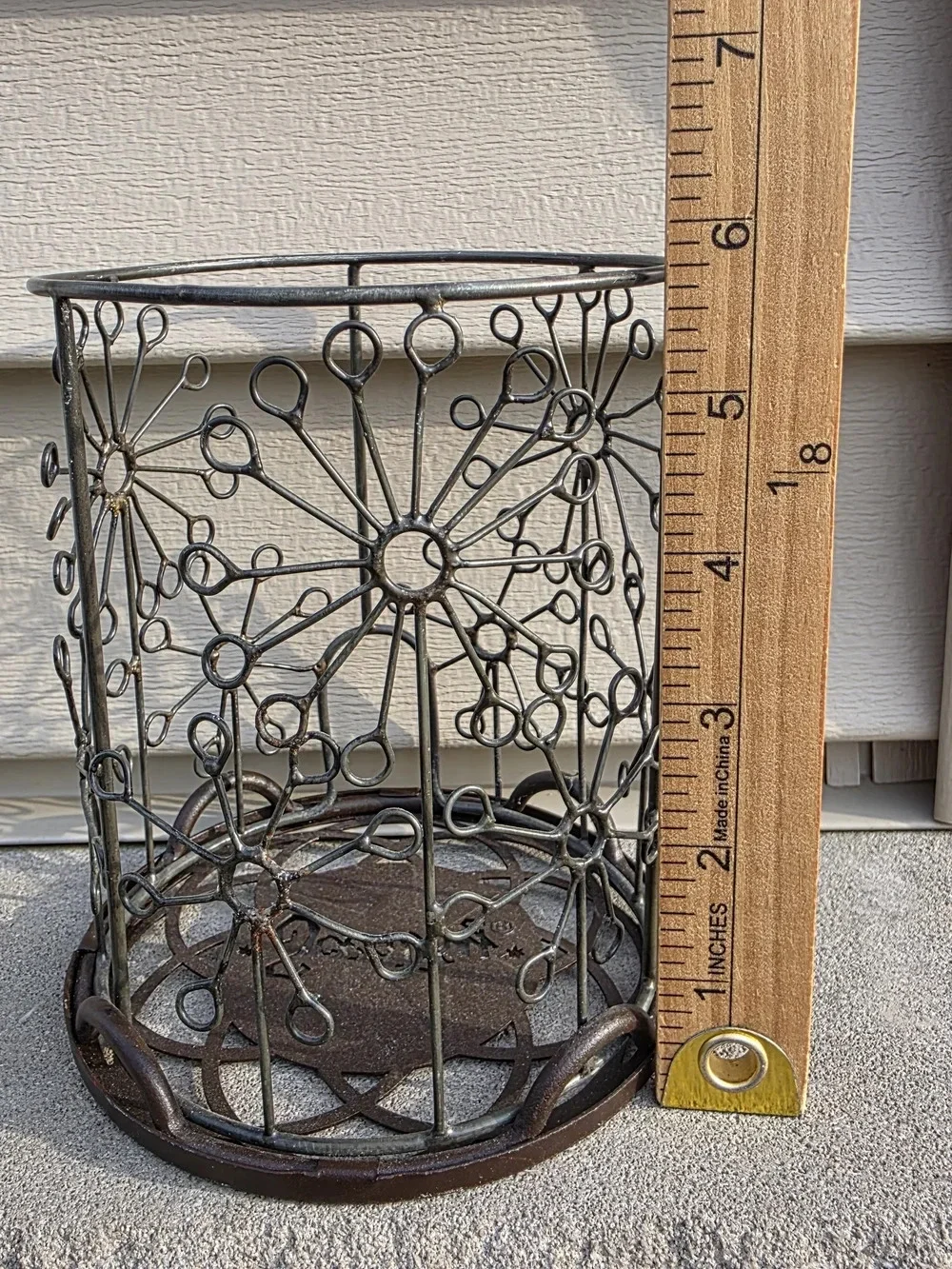 Scentsy Just Dandy Metal Warmer Wrap Retired